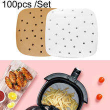 Load image into Gallery viewer, Air Fryer Special Paper Pad Grilled Meat Paper Oil Absorbed Paper, Color Random Delivery, Round With Hole (15cm), Round Without Hole (15cm), Round With Hole (16cm), Round Without Hole (16cm), Round With Hole (18cm), Round Without Hole (18cm)           ...
