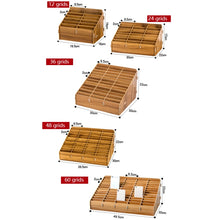Load image into Gallery viewer, D-86 Office Conference Classroom Mobile Phone Storage Box, Style:, 12 Grids (Walnut), 12 Grids (Oak), 12 Grids (Black Oak), 24 Grids (Walnut), 24 Grids (Black Oak), 36 Grids (Walnut), 36 Grids (Oak), 36 Grids (Black Oak), 48 Grids (Walnut), 48 Grids (O...