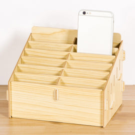 D-86 Office Conference Classroom Mobile Phone Storage Box, Style:, 12 Grids (Walnut), 12 Grids (Oak), 24 Grids (Walnut), 36 Grids (Walnut), 36 Grids (Oak), 48 Grids (Walnut), 48 Grids (Oak), 60 Grids (Walnut), 60 Grids (Oak)