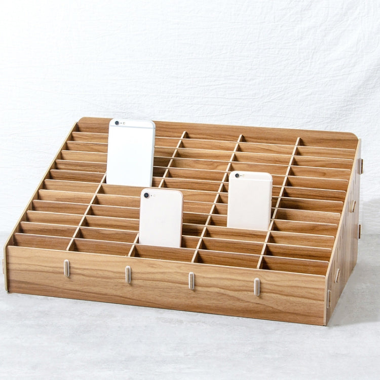 D-86 Office Conference Classroom Mobile Phone Storage Box, Style:, 12 Grids (Walnut), 12 Grids (Oak), 12 Grids (Black Oak), 24 Grids (Walnut), 24 Grids (Black Oak), 36 Grids (Walnut), 36 Grids (Oak), 36 Grids (Black Oak), 48 Grids (Walnut), 48 Grids (O...