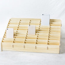 Load image into Gallery viewer, D-86 Office Conference Classroom Mobile Phone Storage Box, Style:, 12 Grids (Walnut), 12 Grids (Oak), 12 Grids (Black Oak), 24 Grids (Walnut), 24 Grids (Black Oak), 36 Grids (Walnut), 36 Grids (Oak), 36 Grids (Black Oak), 48 Grids (Walnut), 48 Grids (O...
