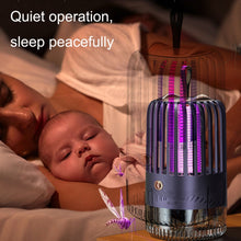 Load image into Gallery viewer, BG-005 Cage Shock Inhalation USB Mute Mosquito Repellent, Style:, Dircet Charging Model Blue, Dircet Charging Model White, Charging Model Blue, Charging Model White