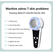 Load image into Gallery viewer, USB Charging Red and Blue Light Hot and Cold Hammer Beauty Instrument