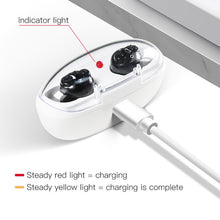 Load image into Gallery viewer, Old People Voice Amplifier Hearing Aid Magnetic Charge Dual-unit Sound Collector, US Plug, EU Plug