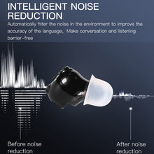 Load image into Gallery viewer, Old People Voice Amplifier Hearing Aid Magnetic Charge Dual-unit Sound Collector, US Plug, EU Plug