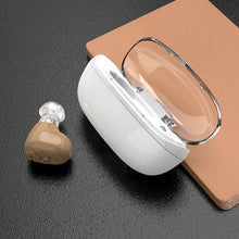 Load image into Gallery viewer, Elderly Sound Amplifier Portable Ear Canal Rechargeable Hearing Aid, Specification:, US Plug, EU Plug