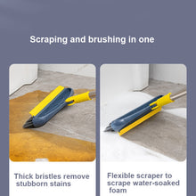 Load image into Gallery viewer, Hard Bristle Crevice  Brush Long Handle Floor Brush Wiper,Style:, 2-section Rod, 3-section Rod