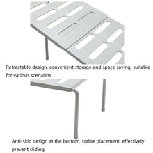 Load image into Gallery viewer, 2460 Retractable Multifunctional Kitchen Shelf, White, Grey