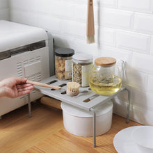 Load image into Gallery viewer, 2460 Retractable Multifunctional Kitchen Shelf, White, Grey