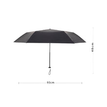 Load image into Gallery viewer, PARACHASE Carbon Fiber Light Portable Small Clever Black Glue Sunscreen Anti-UV Sun Umbrella, Black, Navy, Khaki