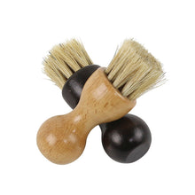 Load image into Gallery viewer, Hutcar Gourd Beech Pig Brush Oil Polished To Gray Multi-Function Brush, Lacquer, Log