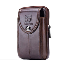 Load image into Gallery viewer, BULL CAPTAIN  Leather Multifunctional Waist Bag For Men, Brown-05, Brown-07, Brown-08, Brown-10, Brown-04, Brown-06, Brown-09, Black-05, Black-07, Black-08, Black-10, Black-04, Black-09