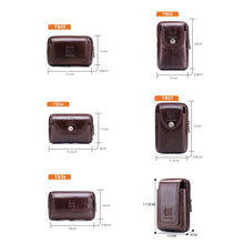 Load image into Gallery viewer, BULL CAPTAIN  Leather Multifunctional Waist Bag For Men, Brown-05, Brown-07, Brown-08, Brown-10, Brown-04, Brown-06, Brown-09, Black-05, Black-07, Black-08, Black-10, Black-04, Black-09