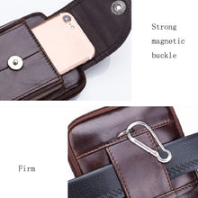Load image into Gallery viewer, BULL CAPTAIN  Leather Multifunctional Waist Bag For Men, Brown-05, Brown-07, Brown-08, Brown-10, Brown-04, Brown-06, Brown-09, Black-05, Black-07, Black-08, Black-10, Black-04, Black-09