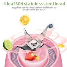 Load image into Gallery viewer, Household Fruit Juicer Portable Multi-Function Juice Cup, 400ml