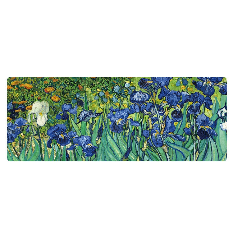 Am002 Large Oil Painting Desk Rubber Mouse Pad, 300x800x4mm Stitched Edges, 400x900x1.5mm No Stitched Edges, 400x900x3mm Stitched Edges, 400x900x2mm Stitched Edges, 300x800x2mm Stitched Edges