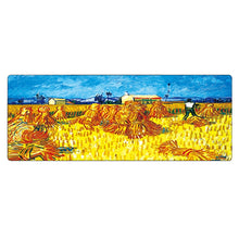 Load image into Gallery viewer, Am002 Large Oil Painting Desk Rubber Mouse Pad, 300x800x5mm Stitched Edges, 400x900x4mm Stitched Edges, 400x900x5mm Stitched Edges, 300x800x1.5mm No Stitched Edges, 300x800x3mm Stitched Edges