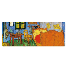 Load image into Gallery viewer, Am002 Large Oil Painting Desk Rubber Mouse Pad, 300x800x4mm Stitched Edges, 400x900x1.5mm No Stitched Edges, 400x900x3mm Stitched Edges, 400x900x2mm Stitched Edges, 300x800x2mm Stitched Edges