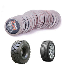 Load image into Gallery viewer, Nirichie 60mm Round Car Tire Repair Patch Tire Repair Cold Patch Film, 60mm Round Car Tire Patch
