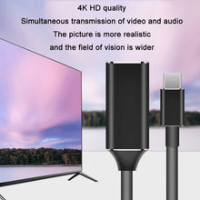 Load image into Gallery viewer, TYPE-C USB3.1 to HDMI HD 4K Converter, Black, Silver