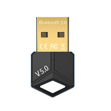 Load image into Gallery viewer, USB Bluetooth Adapter 5.0PC Computer Wireless Audio Receive Transmitter, Color: Black, M25