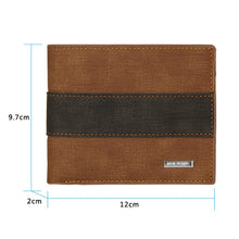 Load image into Gallery viewer, MenBense Large Capacity Short Multi-Card Matte Wallet, Blue, Black, Dark Brown, Light Brown