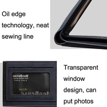 Load image into Gallery viewer, MenBense Large Capacity Short Multi-Card Matte Wallet, Blue, Black, Dark Brown, Light Brown
