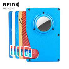 Load image into Gallery viewer, Tracker Card Holder Anti Loss RFID Wallet Card Holder for AirTag 2nd Gen / AirTag 1st Gen, Blue, Black, Grey, Silver