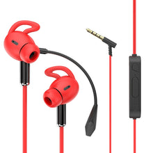 Load image into Gallery viewer, 3.5mm Interface Mobile Phone Wire Control Headphones, White, Red, Black