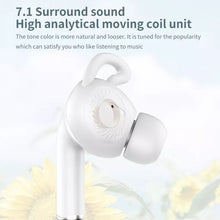Load image into Gallery viewer, 3.5mm Interface Mobile Phone Wire Control Headphones, White, Red, Black