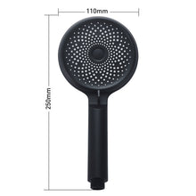 Load image into Gallery viewer, Home Handheld Silicone Supercharged Shower Nozzle, Style:, White, Black, Silver, White+Soft Tube+Space Aluminum Seat, Black+Soft Tube+Space Aluminum Seat, Silver+Soft Tube+Space Aluminum Seat