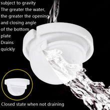 Load image into Gallery viewer, Household Deodorant Washbasin Water Pipe, Style:, A Black Flap With Basket and Overflow, B White Flap With Basket and Overflow, C Black Flap No Basket With Overflow, D White Flap No Basket With Overflow, E Black Flap Without Basket and Overflow        ...