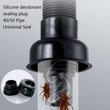 Load image into Gallery viewer, Household Deodorant Washbasin Water Pipe, Style:, A Black Flap With Basket and Overflow, B White Flap With Basket and Overflow, C Black Flap No Basket With Overflow, D White Flap No Basket With Overflow, E Black Flap Without Basket and Overflow        ...