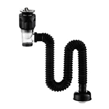 Load image into Gallery viewer, Household Deodorant Washbasin Water Pipe, Style:, A Black Flap With Basket and Overflow, B White Flap With Basket and Overflow, C Black Flap No Basket With Overflow, D White Flap No Basket With Overflow, E Black Flap Without Basket and Overflow        ...