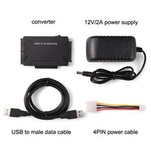 Load image into Gallery viewer, USB3.0 To SATA / IDE Easy Drive Cable External Hard Disk Adapter, Plug Specifications:, US Plug, EU Plug, AU  Plug, UK  Plug