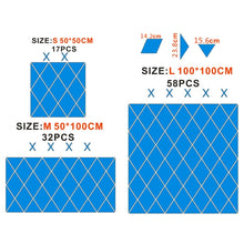 Load image into Gallery viewer, Rhombus Stitching Background Acrylic Mirror Decorative Stickers, Golden Small, Golden Medium, Golden Large, Silver Small, Silver Medium, Silver Large, Black Small, Black Medium, Black Large, Brown Small, Brown Medium, Brown Large, Blue Small, Blue Medi...