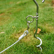Load image into Gallery viewer, Outdoor Pet Leash Stainless Steel Ground Nail Fixing Bolt, Specification：, Upgrade + Wire Rope, Classic + Wire Rope
