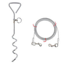 Load image into Gallery viewer, Outdoor Pet Leash Stainless Steel Ground Nail Fixing Bolt, Specification：, Upgrade + Wire Rope, Classic + Wire Rope