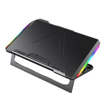 Load image into Gallery viewer, NUOXI Q9 RGB Lighting Effect Laptop Cooler