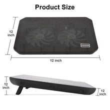Load image into Gallery viewer, NUOXI M10 Dual USB Laptop Cooler