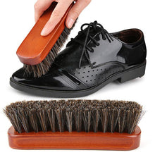 Load image into Gallery viewer, Horse Mane Shoes Brush Mahogany Brush Fur Shoes Cleaning And Dust Brush, Shoes Dust Brush