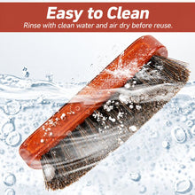 Load image into Gallery viewer, Horse Mane Shoes Brush Mahogany Brush Fur Shoes Cleaning And Dust Brush, Shoes Dust Brush