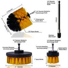 Load image into Gallery viewer, 26 PCS / Set Car Beauty Car Wash Detail Brush Electric Drill Brush Outlet Brush, 26 PCS / Set Yellow, 26 PCS / Set Red