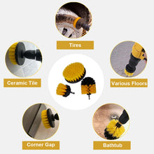 Load image into Gallery viewer, 26 PCS / Set Car Beauty Car Wash Detail Brush Electric Drill Brush Outlet Brush, 26 PCS / Set Yellow, 26 PCS / Set Red
