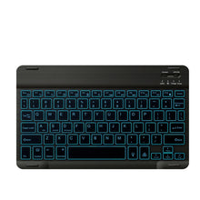Load image into Gallery viewer, 78 Keys 10 Inch RGB Colorful Backlit Bluetooth Keyboard For Mobile Phone / Tablet, Black, White
