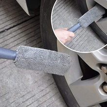 Load image into Gallery viewer, Car Wash Tool Brush Car Tires Brush Double Strand Wheel Brush, 12 PCS / Set Gray