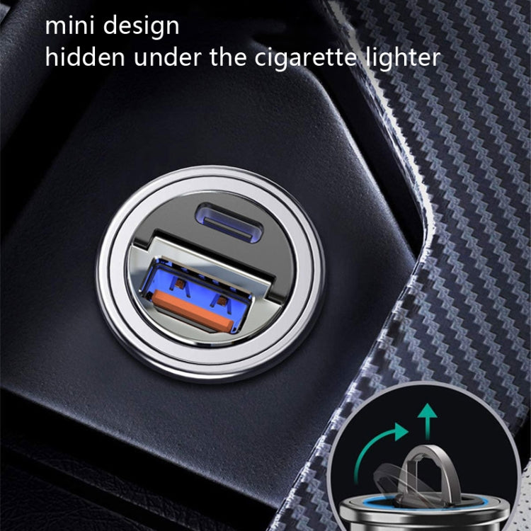 Car Fast Charge One Drag Two Cigarette Conversion Plugs, PD+PD, PD+QC