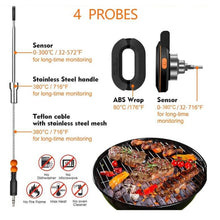 Load image into Gallery viewer, Kitchen Wireless Bluetooth Multifunction Oven Thermometer, Wireless Bluetooth Thermometer