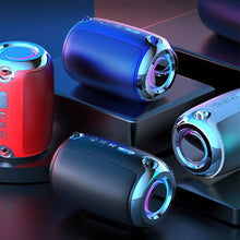 Load image into Gallery viewer, S1 HIFI Stereo Sound Portable Bluetooth Speaker, Cool Black, Silver Gray, Deep Blue, Charm Red