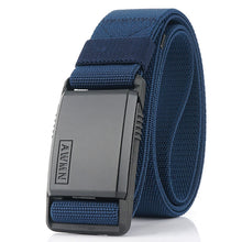Load image into Gallery viewer, AWMN Metal Nylon Magnetic Buckle Fashion Casual Men Belt, Length: